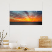 Feuer im Himmel Poster (Küche)