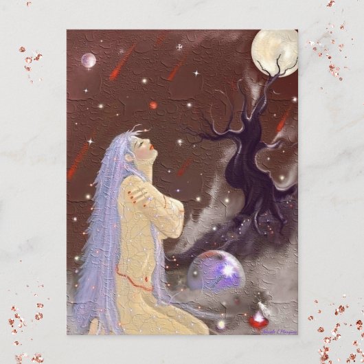 Feuer im Himmel! Postkarte