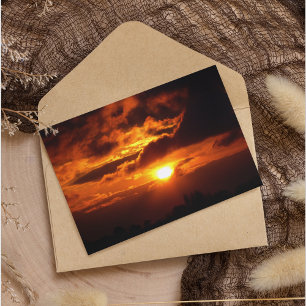 Feuer im Himmel Postkarte