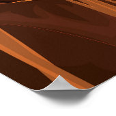 Feuer im Wald. Poster (Ecke)