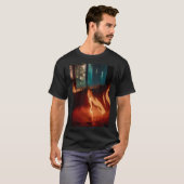 Feuer im Wald. T-Shirt (Vorne ganz)