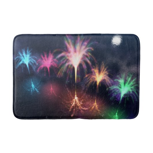 Feuer im Wasserbad Badematte (Vorderseite)