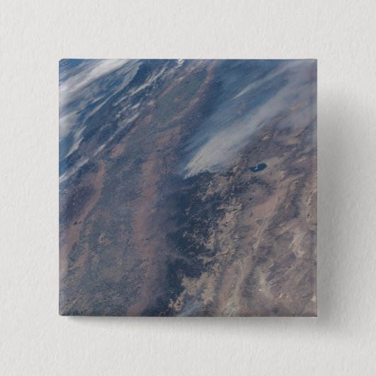 Feuer im Yosemite National Park & Stanislaus Fores Button (Vorderseite)