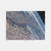 Feuer im Yosemite National Park & Stanislaus Fores Fleecedecke (Vorderseite (Horizontal))