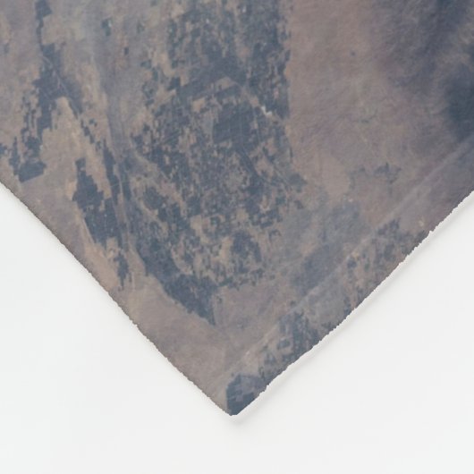 Feuer im Yosemite National Park & Stanislaus Fores Fleecedecke (Ecke)