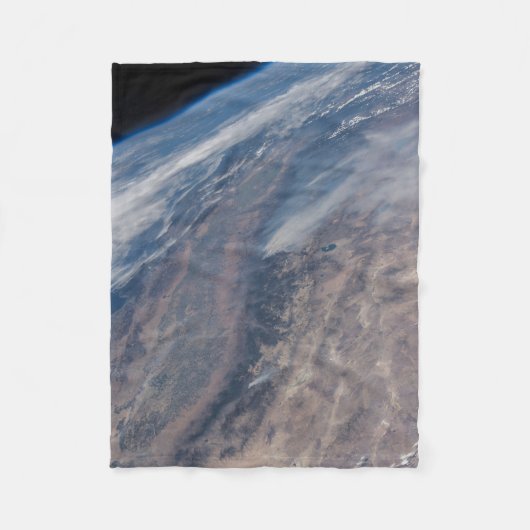 Feuer im Yosemite National Park & Stanislaus Fores Fleecedecke (Vorderseite)