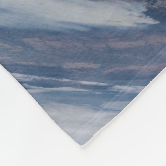 Feuer im Yosemite National Park & Stanislaus Fores Fleecedecke (Ecke)