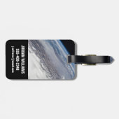 Feuer im Yosemite National Park & Stanislaus Fores Gepäckanhänger (Rückseite horizontal)