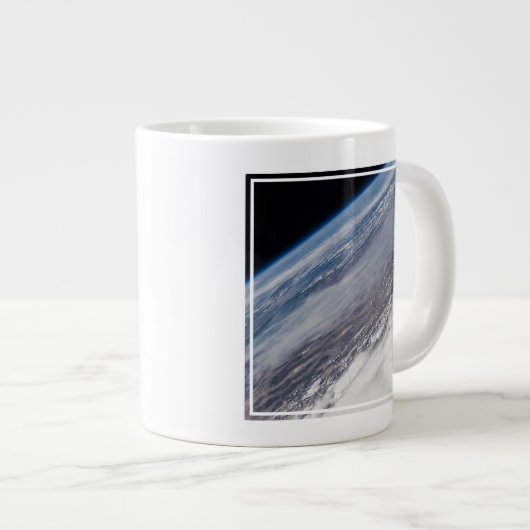 Feuer im Yosemite National Park & Stanislaus Fores Jumbo-Tasse (Vorderseite Rechts)