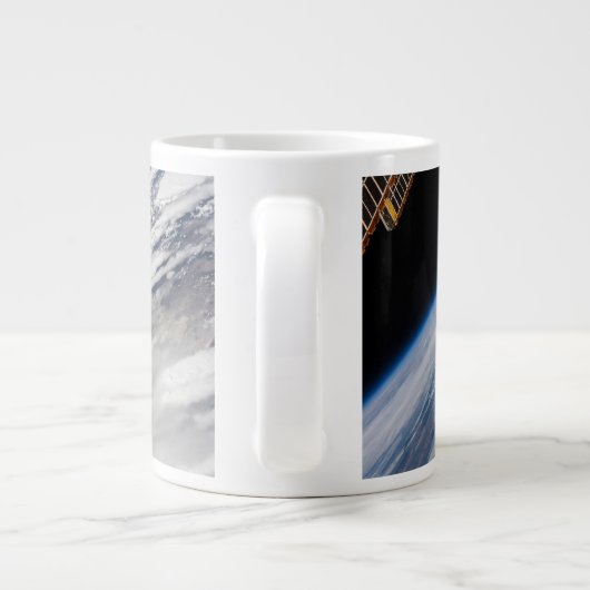 Feuer im Yosemite National Park & Stanislaus Fores Jumbo-Tasse (Rückseite)