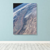 Feuer im Yosemite National Park & Stanislaus Fores Leinwanddruck (Insitu (Holzboden))