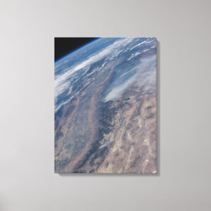 Feuer im Yosemite National Park & Stanislaus Fores Leinwanddruck