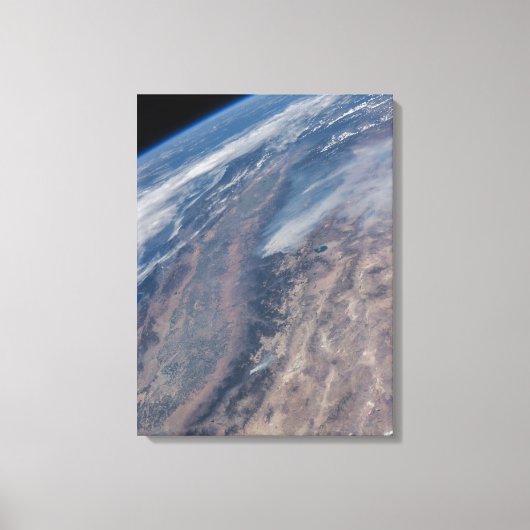 Feuer im Yosemite National Park & Stanislaus Fores Leinwanddruck (Vorderseite)