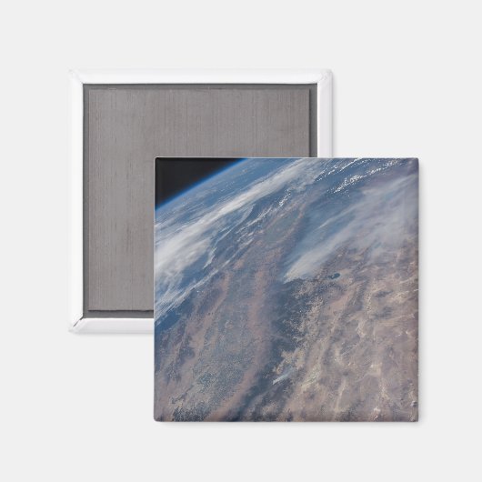 Feuer im Yosemite National Park & Stanislaus Fores Magnet (Vorderseite/Rückseite)