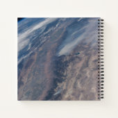 Feuer im Yosemite National Park & Stanislaus Fores Notizblock (Rückseite)