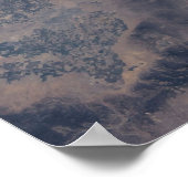 Feuer im Yosemite National Park & Stanislaus Fores Poster (Ecke)