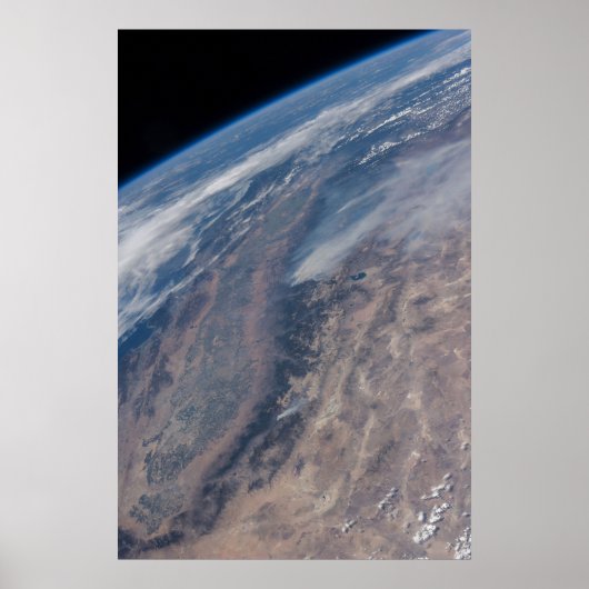 Feuer im Yosemite National Park & Stanislaus Fores Poster (Vorne)