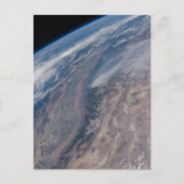 Feuer im Yosemite National Park & Stanislaus Fores Postkarte (Vorderseite)