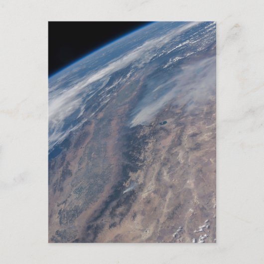 Feuer im Yosemite National Park & Stanislaus Fores Postkarte (Vorderseite)