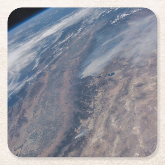 Feuer im Yosemite National Park & Stanislaus Fores Rechteckiger Pappuntersetzer (Vorderseite)