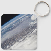 Feuer im Yosemite National Park & Stanislaus Fores Schlüsselanhänger (Rückseite)