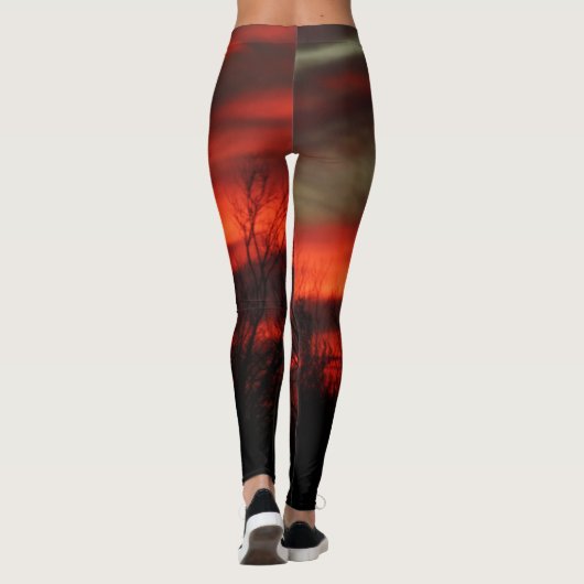 Feuer in den Leggings (Rückseite)
