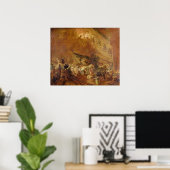 Feuer in der Chambre des Comptes Poster (Heimbüro)
