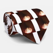 Feuer in der Hakuna Matata.pnng Krawatte (Gerollt)