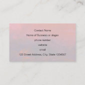 Feuer in der Lila und roten Abstrakten Landschaft Visitenkarte (Rückseite)