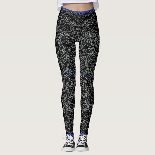 Feuer in der Lücke Leggings (Vorderseite)