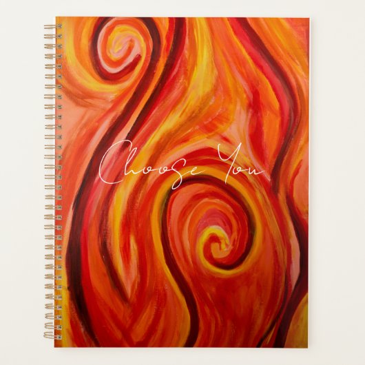 "Feuer in Dir" Planer (Vorderseite)
