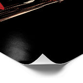 Feuer in einer Flasche Poster (Ecke)
