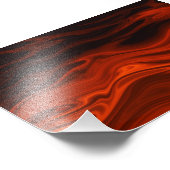 Feuer in flüssiger Form von Shirley Taylor Fotodruck (Ecke)