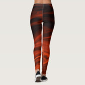 Feuer in flüssiger Form von Shirley Taylor Leggings (Rückseite)