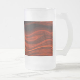 Feuer in flüssiger Form von Shirley Taylor Mattglas Bierglas