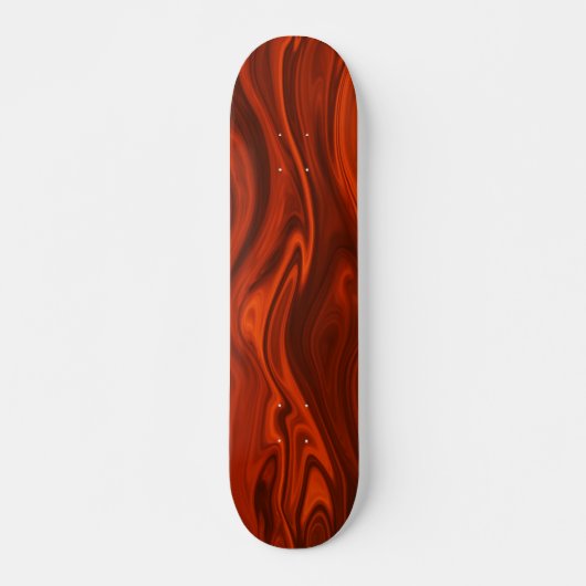 Feuer in flüssiger Form von Shirley Taylor Skateboard (Vorne)