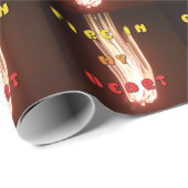 Feuer in meiner Herzkunstschrift Geschenkpapier (Rolleneckpunkt)