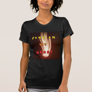 Feuer in meiner Herzkunstschrift T-Shirt