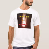 Feuer in meiner Herzkunstschrift T-Shirt (Vorderseite)