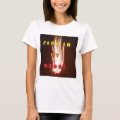 Feuer in meiner Herzkunstschrift T-Shirt (Vorderseite)