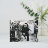 Feuer in Vietnam Postkarte (Stehend Vorderseite)