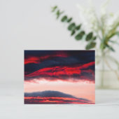 Feuer in Wolken Postkarte (Stehend Vorderseite)