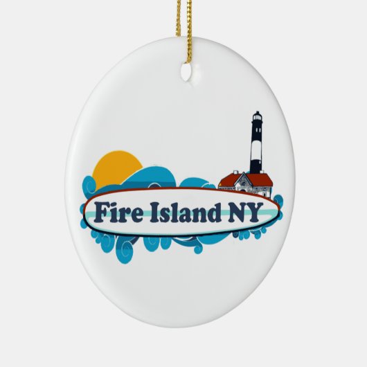 Feuer-Insel Keramikornament (Rechts)