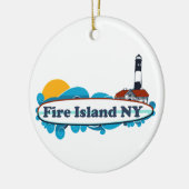 Feuer-Insel Keramikornament (Links)