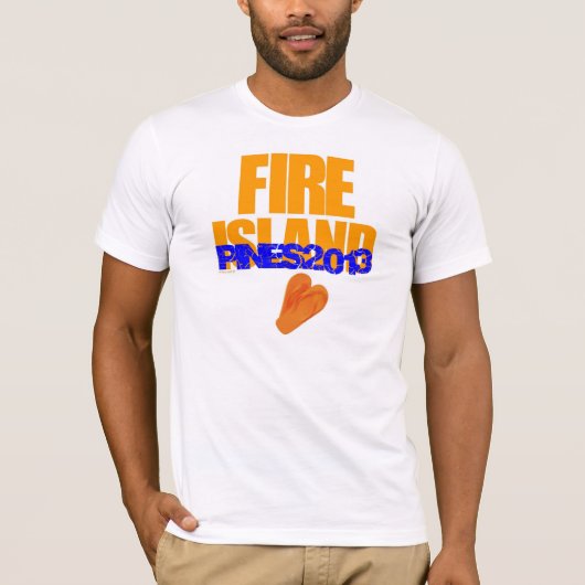 Feuer-Insel-Kiefern 2013 T-Shirt (Vorderseite)