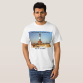 Feuer-Insel-Leuchtturm, New- YorkT - Shirt (Vorne ganz)