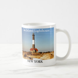 Feuer-Insel-Leuchtturm, New- YorkTasse Kaffeetasse