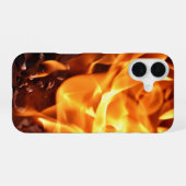 Feuer iPhone 16 Hülle (Rückseite (Horizontal))