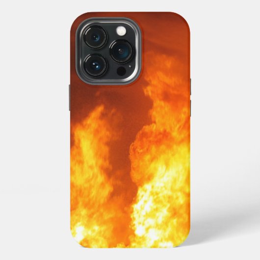 Feuer iPhone Hülle (Hinten)