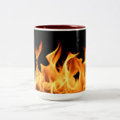 Feuer-Kaffee-Tasse Zweifarbige Tasse (Mittel)